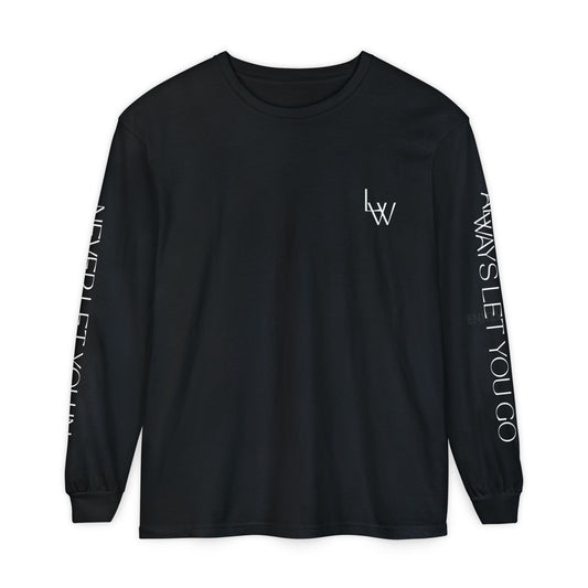 Cabin on Fire - Unisex Garment-dyed Long Sleeve T-Shirt